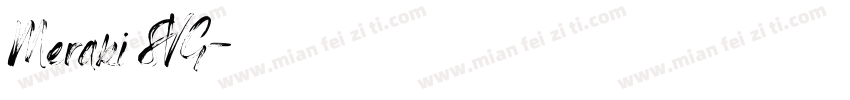 Meraki SVG字体转换